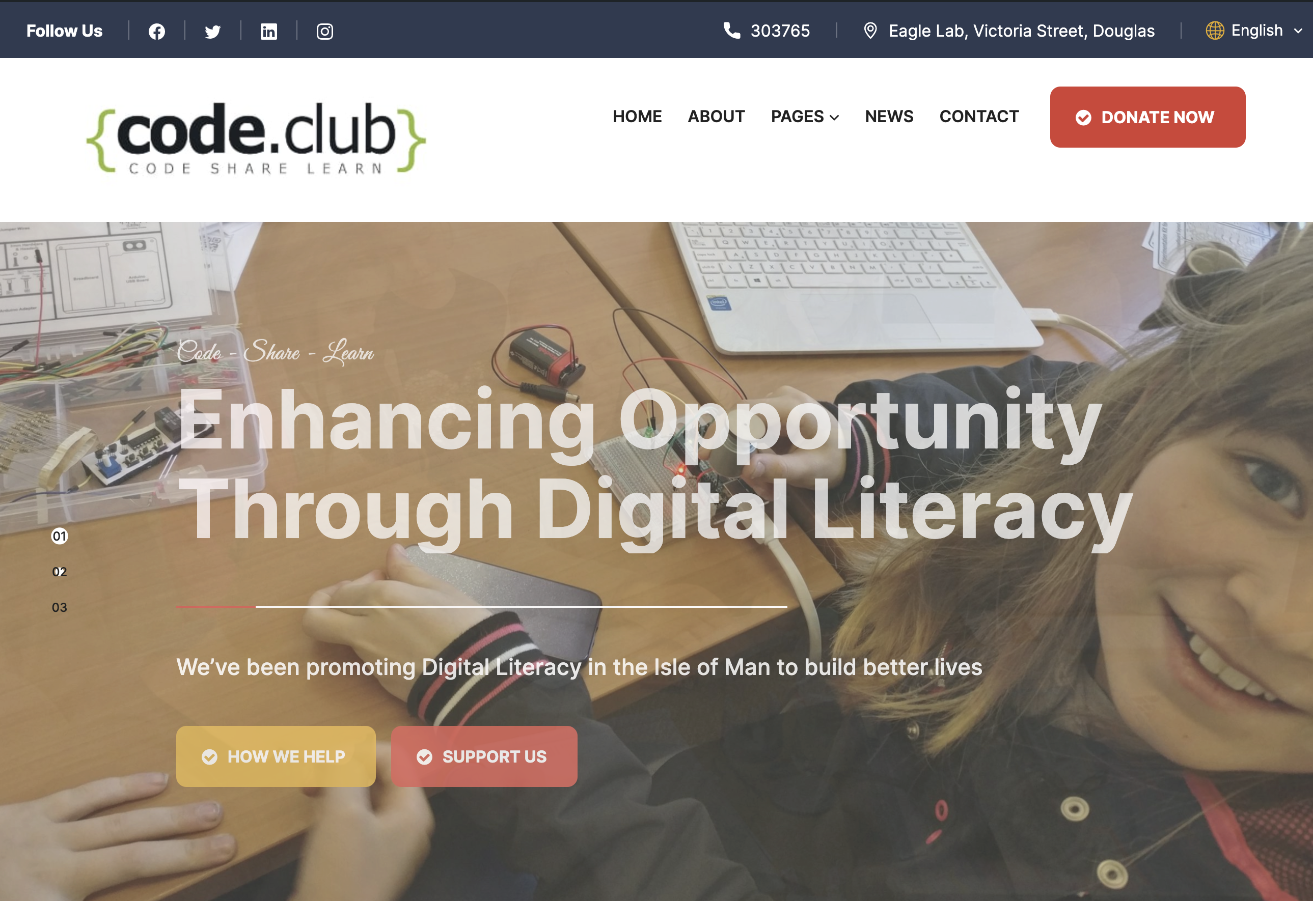 New Code Club Website